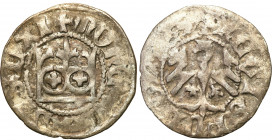 Medieval coins
POLSKA / POLAND / POLEN / SCHLESIEN / GERMANY

Władysław Jagiełło (1386-1434). Półgrosz koronny 1408, Krakow (Cracow) 

Patyna. Pr...