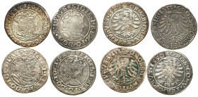 Sigismund I Old
POLSKA/ POLAND/ POLEN / POLOGNE / POLSKO

Zygmunt I Stary. Grosz 1529 - 1533, Torun (Toru), set 4 coins 

Ciemna patyna. Obiegowe...