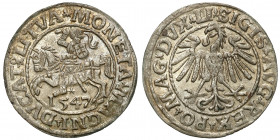 Sigismund II August
POLSKA/ POLAND/ POLEN/ LITHUANIA/ LITAUEN

Zygmunt II August. Półgrosz 1547, Vilnius 

Wariant z końcówkami napisów LI / LITV...