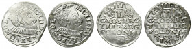 COLLECTION of Polish 3 grosze
POLSKA/ POLAND/ POLEN/ LITHUANIA/ LITAUEN

Zygmunt III Waza. Trojak (3 grosze) 1591, Poznan (Posen), set 2 coins 

...