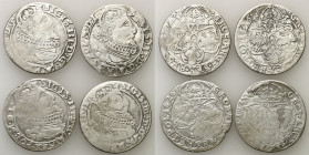 Sigismund III Vasa 
POLSKA/ POLAND/ POLEN/ LITHUANIA/ LITAUEN

Zygmunt III Waza Szostak (6 groszy) 1625, 1726, Krakow (Cracow), set 4 coins 

Obi...