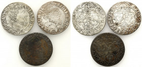Sigismund III Vasa 
POLSKA/ POLAND/ POLEN/ LITHUANIA/ LITAUEN

Zygmunt III Waza. Szostak 1623, 1626, 1627, Krakow (Cracow), set 3 coins 

Rocznik...