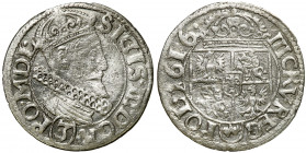 Sigismund III Vasa 
POLSKA/ POLAND/ POLEN/ LITHUANIA/ LITAUEN

Zygmunt III Waza. Trzykrucierzówka 1616, Krakow (Cracow) 

Herb Awdaniec na rewers...