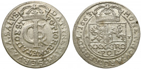 John II Casimir 
POLSKA/ POLAND/ POLEN/ LITHUANIA/ LITAUEN

Jan II Kazimierz. Tymf (zloty) 1663, Bydgoszcz - BEAUTIFUL 

Piękny egzemplarz, inten...