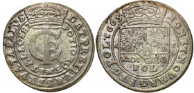 John II Casimir 
POLSKA/ POLAND/ POLEN/ LITHUANIA/ LITAUEN

Jan II Kazimierz. Tymf (zloty) 1665 AT, Bydgoszcz - VERY NICE 

Bardzo ładny, czyteln...