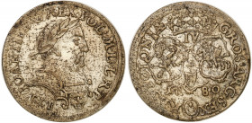 John III Sobieski 
POLSKA/ POLAND/ POLEN/ LITHUANIA/ LITAUEN

Jan III Sobieski. Szostak (6 groszy) 1680, Bydgoszcz - POMYLONY NOMINAŁ IV 

Aw.: P...
