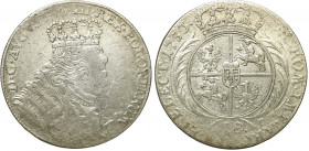 Augustus III the Sas 
POLSKA / POLAND / POLEN / SACHSEN / SAXONY / FRIEDRICH AUGUST II / DRESDEN / LEIPZIG

August III Sas Ort (18 groszy) 1753, Le...
