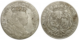 Augustus III the Sas 
POLSKA / POLAND / POLEN / SACHSEN / SAXONY / FRIEDRICH AUGUST II / DRESDEN / LEIPZIG

August III Sas Ort (18 groszy) 1754, Le...