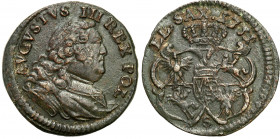 Augustus III the Sas 
POLSKA / POLAND / POLEN / SACHSEN / SAXONY / FRIEDRICH AUGUST II / DRESDEN / LEIPZIG

August III Sas. Szeląg 1751 S, Gubin 
...