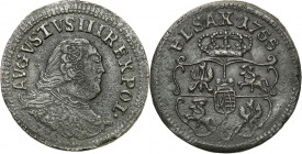 Augustus III the Sas 
POLSKA / POLAND / POLEN / SACHSEN / SAXONY / FRIEDRICH AUGUST II / DRESDEN / LEIPZIG

August III. Grosz (3 szelągi) 1755, Gub...