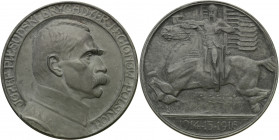 Medals and plaques
POLSKA/ POLAND/ POLEN / POLOGNE / POLSKO

Poland under partitions. Medal 1916 - Jzef Pisudski, zinc 

Przyzwoicie zachowany.St...