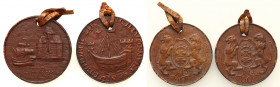 Medals and plaques
POLSKA/ POLAND/ POLEN / POLOGNE / POLSKO

Gdansk (Danzig), interwar period - city tokens, set of 2, bakelite 

Ciekawostka. Od...
