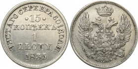 Poland XIX century / Russia 
POLSKA / POLAND / POLEN / RUSSIA / RUSSLAND / РОССИЯ

Polska XIX w./Rosja, Nicholas I.15 Kopek (kopeck) = 1 zloty 1835...