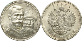 Collection of russian coins
RUSSIA / RUSSLAND / РОССИЯ

Rosja. Rubel (Rouble) 1913, Petersburg (stempel głęboki) - 300-lecie Dynastii Romanowów 
...