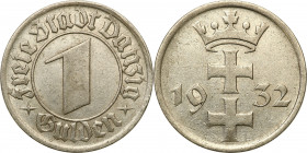 Danzig 
POLSKA / POLAND / POLEN / DANZIG / WOLNE MIASTO GDANSK

Wolne Miasto Gdansk (Danzig)/Danzig. 1 Gulden (Guilder) 1932 

Obiegowy egzemplar...