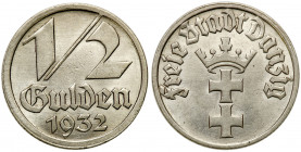 Danzig 
POLSKA / POLAND / POLEN / DANZIG / WOLNE MIASTO GDANSK

Wolne Miasto Gdansk (Danzig)/Danzig. 1/2 Gulden (Guilder) 1932 

Bardzo ładnie za...