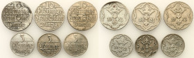 Danzig 
POLSKA / POLAND / POLEN / DANZIG / WOLNE MIASTO GDANSK

Wolne Miasto Gdansk (Danzig)/Danzig. 5, 10 fenigów 1923 - set 6 coins 

Obiegowe ...