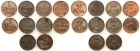 Danzig 
POLSKA / POLAND / POLEN / DANZIG / WOLNE MIASTO GDANSK

Wolne Miasto Gdansk (Danzig)/Danzig. 1 fenig 1926-1937, set - 10 coins 

Różne la...