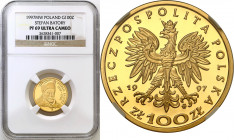 Polish Gold Coins since 1949
POLSKA / POLAND / POLEN / GOLD / ZLOTO

III RP. 100 zlotych 1997 Stefan Batory NGC PF69 ULTRA CAMEO (2 MAX) 

Mennic...