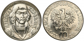 PROBE coins Poland after 1945
POLSKA / POLAND / POLEN / PATTERNPRL. PROBE / SPECIMEN

PRL. PROBA / PATTERN Nickel 10 zlotych 1967 - Nicholas Kopern...
