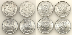 Polish collector coins - PRL
POLSKA / POLAND/ POLEN / POLOGNE / POLSKO

PRL. 50 gorszy 1973 - 1978, set 4 pieces 

Pięknie zachowane egzemplarz n...