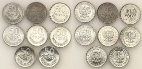 Polish collector coins - PRL
POLSKA / POLAND/ POLEN / POLOGNE / POLSKO

PRL. 1 zloty 1971 - 1987, set 8 pieces 

Pięknie zachowane egzemplarze, w...