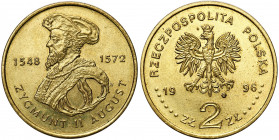 Polish collector coins after 1949
POLSKA / POLAND / POLEN / POLOGNE / POLSKO

3rd Republic of Poland. 2 zloty 1996 Zygmunt II August - the rarest ...