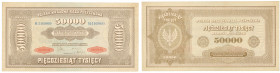 Polish Banknotes 1916-1948
POLSKA/ POLAND/ POLEN / PAPER MONEY / BANKNOT

50.000 marek polskich 1922 series M - EXCELLENT 

Minimalne zagniecenia...