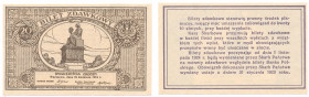 Polish Banknotes 1916-1948
POLSKA/ POLAND/ POLEN / PAPER MONEY / BANKNOT

20 groszy 1924 - EXCELLENT 

Banknot bez oznaczenia serii i numeracji.W...