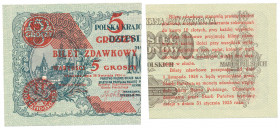 Polish Banknotes 1916-1948
POLSKA/ POLAND/ POLEN / PAPER MONEY / BANKNOT

5 groszy 1924, LEWY - EXCELLENT 

Banknot bez oznaczenia serii i numera...