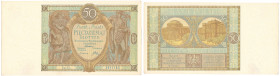 Polish Banknotes 1916-1948
POLSKA/ POLAND/ POLEN / PAPER MONEY / BANKNOT

50 zlotych 1929 series EL 

Banknot złamany w pionie.Lucow 654a (R0); M...