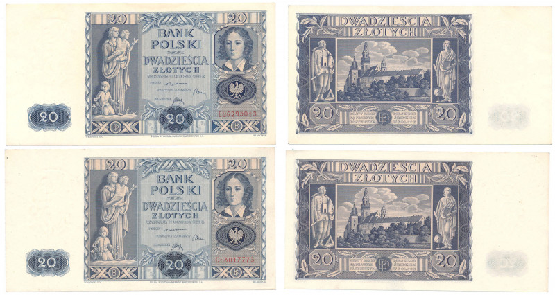 Polish Banknotes 1916-1948
POLSKA/ POLAND/ POLEN / PAPER MONEY / BANKNOT

20 ...