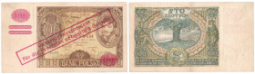 Polish Banknotes 1916-1948
POLSKA/ POLAND/ POLEN / PAPER MONEY / BANKNOT

100 zlotych 100 zlotych 1934, series BO 

Banknot z pieczęcią Generalgo...