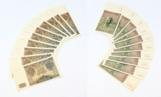 Polish Banknotes 1916-1948
POLSKA/ POLAND/ POLEN / PAPER MONEY / BANKNOT

100 zlotych 1941, series D, set 10 pieces 

Pięknie zachowane egzemplar...
