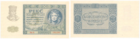 Polish Banknotes 1916-1948
POLSKA/ POLAND/ POLEN / PAPER MONEY / BANKNOT

5 zlotych 1940 series A - EXCELLENT 

Rzadka pozycja w tak wyszukanym s...