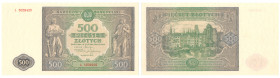 Polish Banknotes 1916-1948
POLSKA/ POLAND/ POLEN / PAPER MONEY / BANKNOT

500 zlotych 1946 series L - BEAUTIFUL 

Wyśmienity egzemplarz, rzadki w...