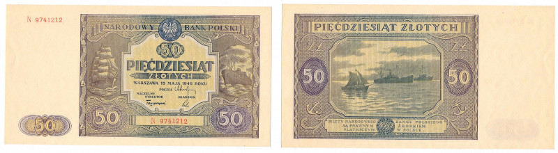 Polish Banknotes 1916-1948
POLSKA/ POLAND/ POLEN / PAPER MONEY / BANKNOT

50 ...
