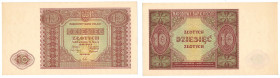 Polish Banknotes 1916-1948
POLSKA/ POLAND/ POLEN / PAPER MONEY / BANKNOT

10 zlotych 1946 - BEAUTIFUL 

Banknot bez oznaczenia serii i numeracji....