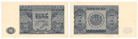 Polish Banknotes 1916-1948
POLSKA/ POLAND/ POLEN / PAPER MONEY / BANKNOT

5 zlotych 1946 - BEAUTIFUL 

Banknot bez oznaczenia serii i numeracji.&...