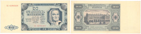 Polish Banknotes 1916-1948
POLSKA/ POLAND/ POLEN / PAPER MONEY / BANKNOT

20 zlotych 1948 series CZ 

Poziome złamanie, lepiej widoczne od strony...