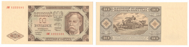 Polish Banknotes 1916-1948
POLSKA/ POLAND/ POLEN / PAPER MONEY / BANKNOT

10 ...