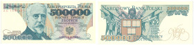 Banknotes of the Polish Peoples Republic and the Third Republic of Poland
POLSKA/ POLAND/ POLEN / PAPER MONEY / BANKNOT

500.000 zlotych 1990 serie...