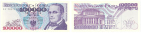 Banknotes of the Polish Peoples Republic and the Third Republic of Poland
POLSKA/ POLAND/ POLEN / PAPER MONEY / BANKNOT

100.000 zlotych 1993 serie...