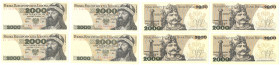 Banknotes of the Polish Peoples Republic and the Third Republic of Poland
POLSKA/ POLAND/ POLEN / PAPER MONEY / BANKNOT

2.000 zlotych 1979, 1982, ...