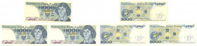 Banknotes of the Polish Peoples Republic and the Third Republic of Poland
POLSKA/ POLAND/ POLEN / PAPER MONEY / BANKNOT

1.000 zlotych 1975, series...