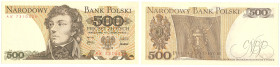 Banknotes of the Polish Peoples Republic and the Third Republic of Poland
POLSKA/ POLAND/ POLEN / PAPER MONEY / BANKNOT

500 zlotych 1976 series AK...