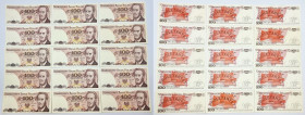 Banknotes of the Polish Peoples Republic and the Third Republic of Poland
POLSKA/ POLAND/ POLEN / PAPER MONEY / BANKNOT

100 zlotych 1982-1988, set...