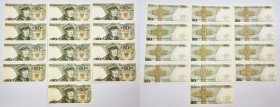 Banknotes of the Polish Peoples Republic and the Third Republic of Poland
POLSKA/ POLAND/ POLEN / PAPER MONEY / BANKNOT

50 zlotych 1979-1988, set ...