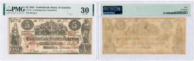 World Banknotes
POLSKA / POLAND / POLEN / PAPER MONEY / BANKNOTE

USA. 5 dolarów 1861 PMG VF30 

Powybuchu wojny domowej w 1861 r. nowo utworzony...