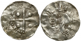 COLLECTION Medieval coins - WORLD
POLSKA / POLAND / POLEN / SCHLESIEN / GERMANY / ENGLAND

Netherlands, Deventer. Henryk II (1002-1024). Denar 1014...